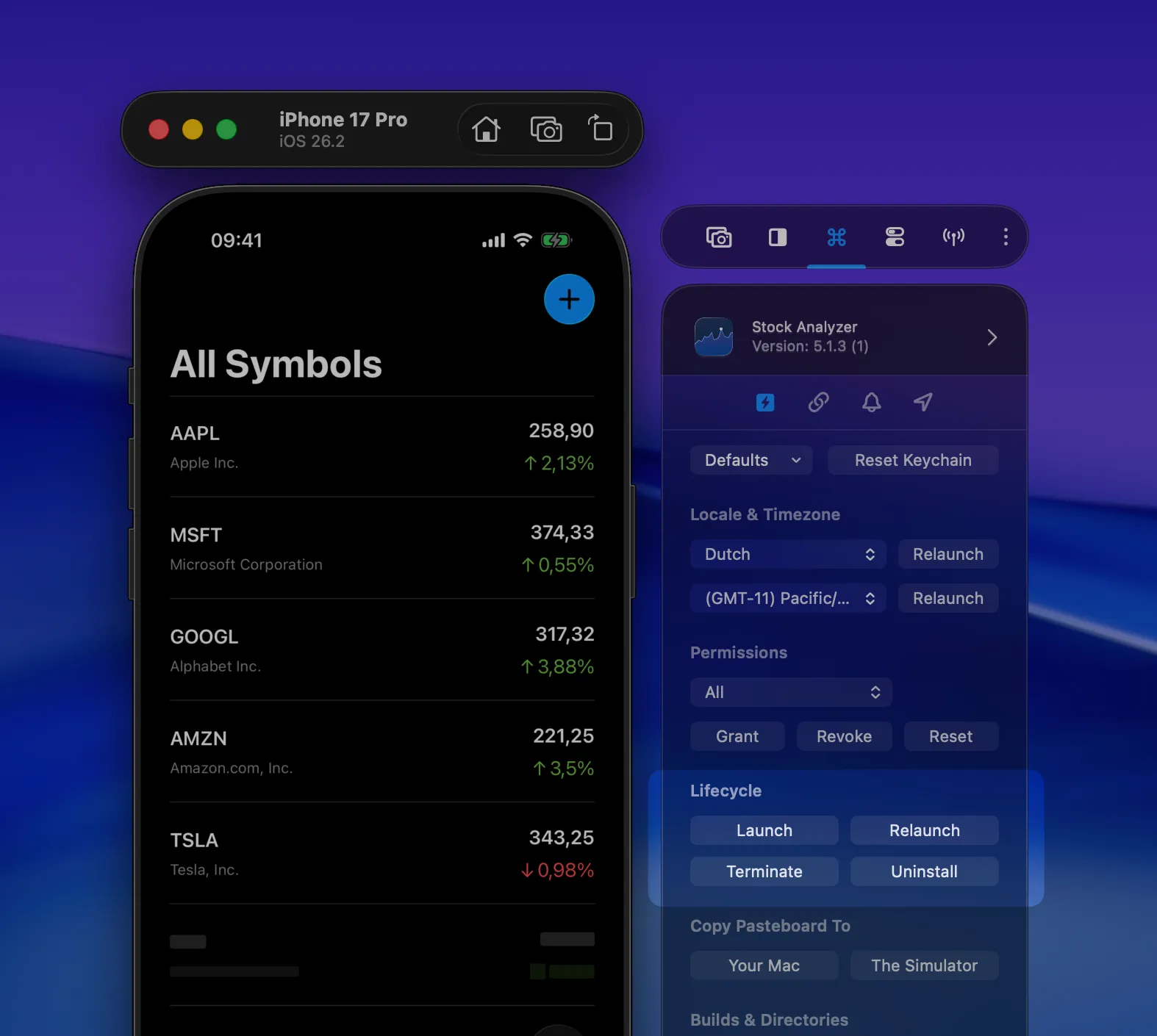 Launch, Terminate, Relaunch, and Uninstall
