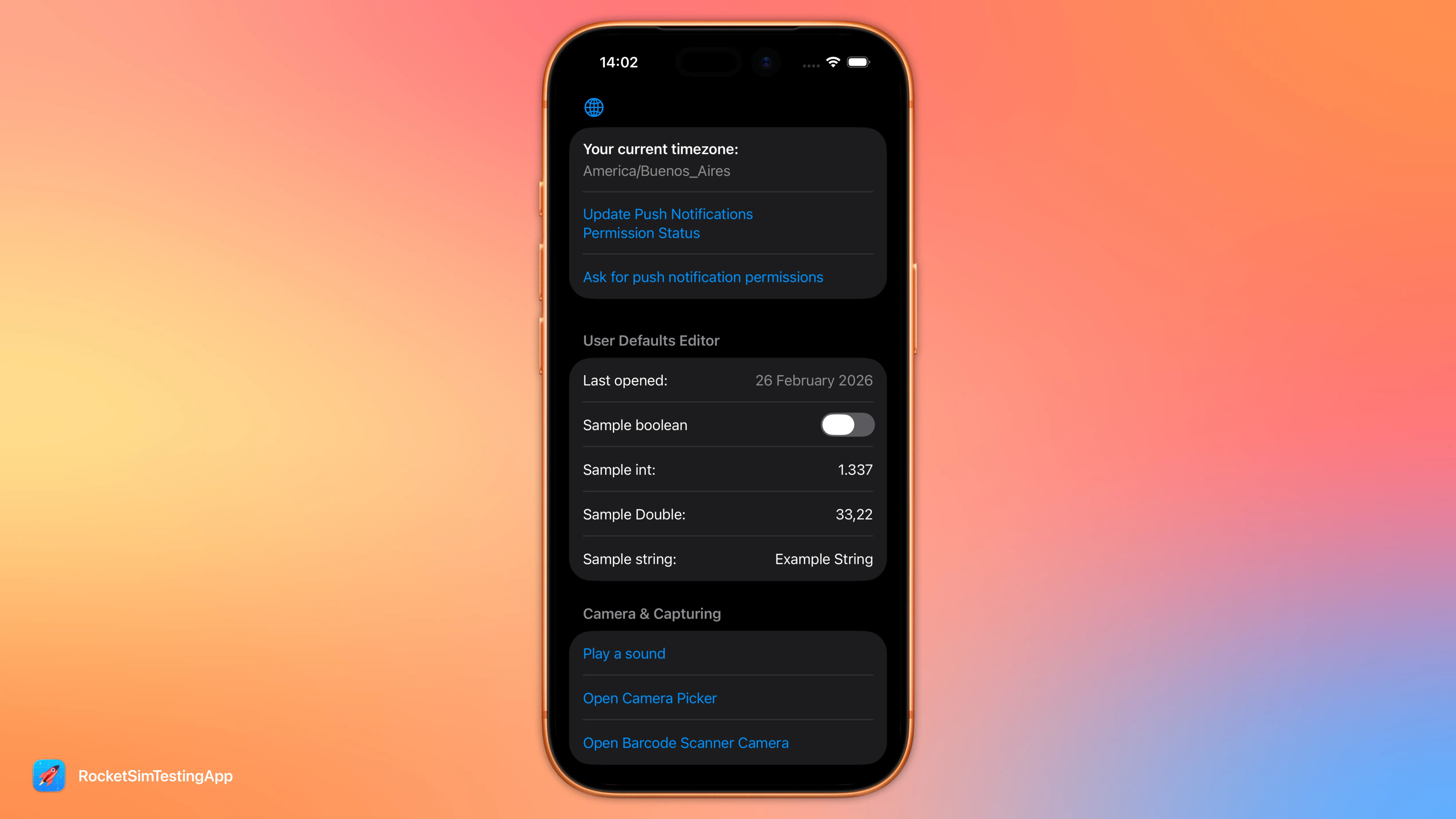 Recording background with app icon, title, and subtitle