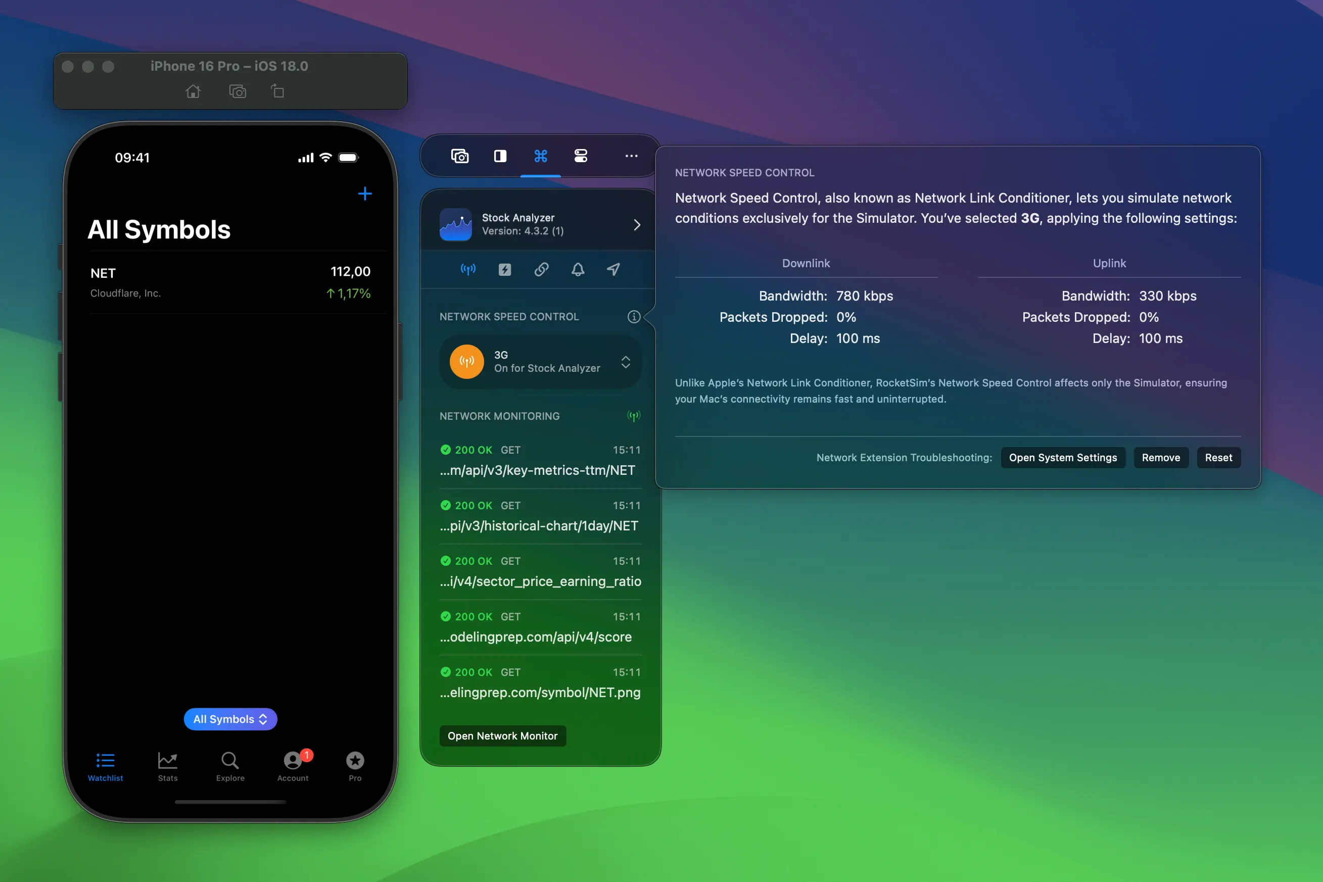 Network Speed Control Turned On.png