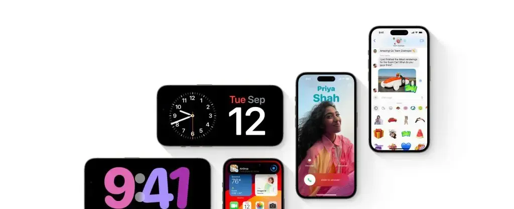 Screenshot of iPhone product page